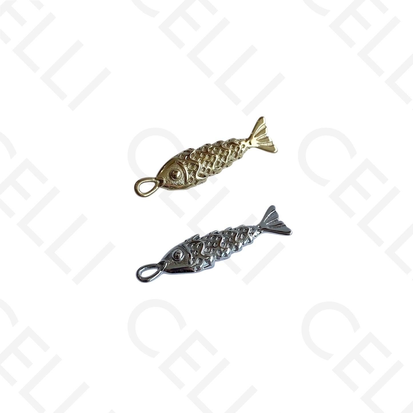 Medalha de Aço - peixe (1 und.)