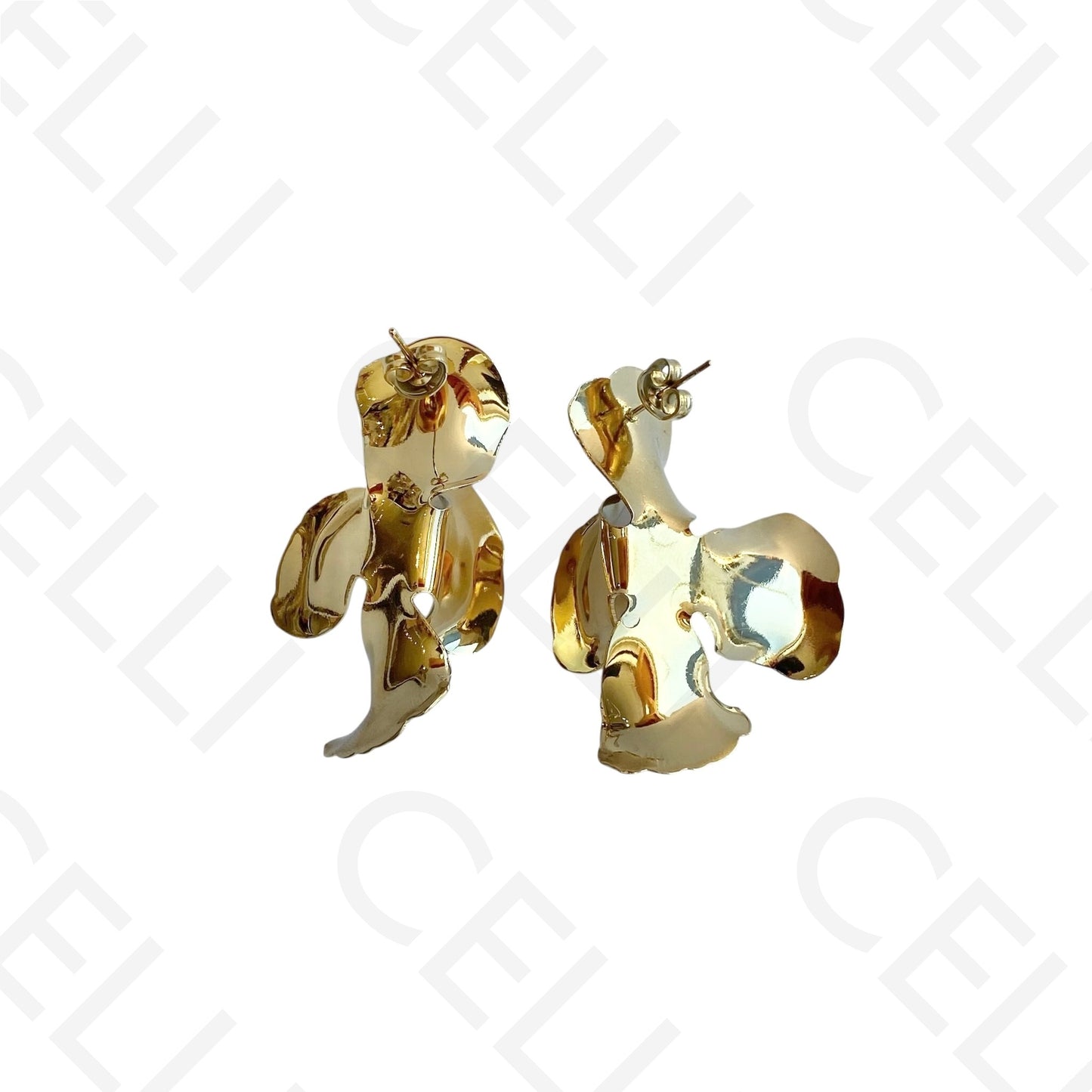 Salto de Acero - flor con perla