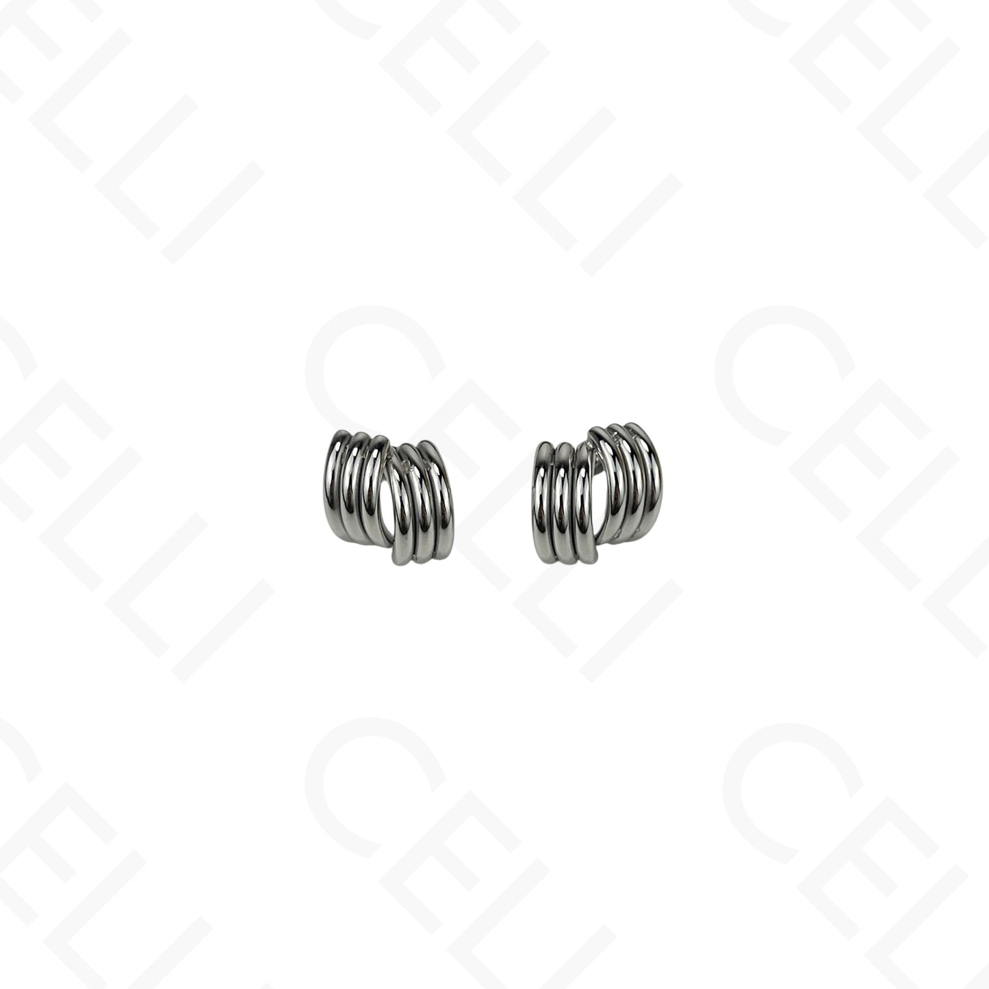 Steel Earring - Multi Hoop