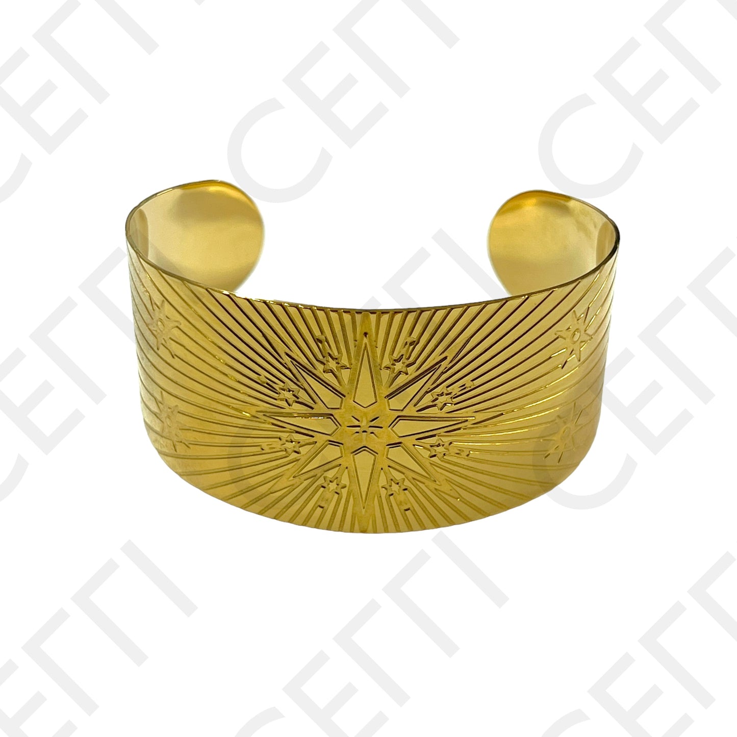 THICK STEEL BRACELET - detailed