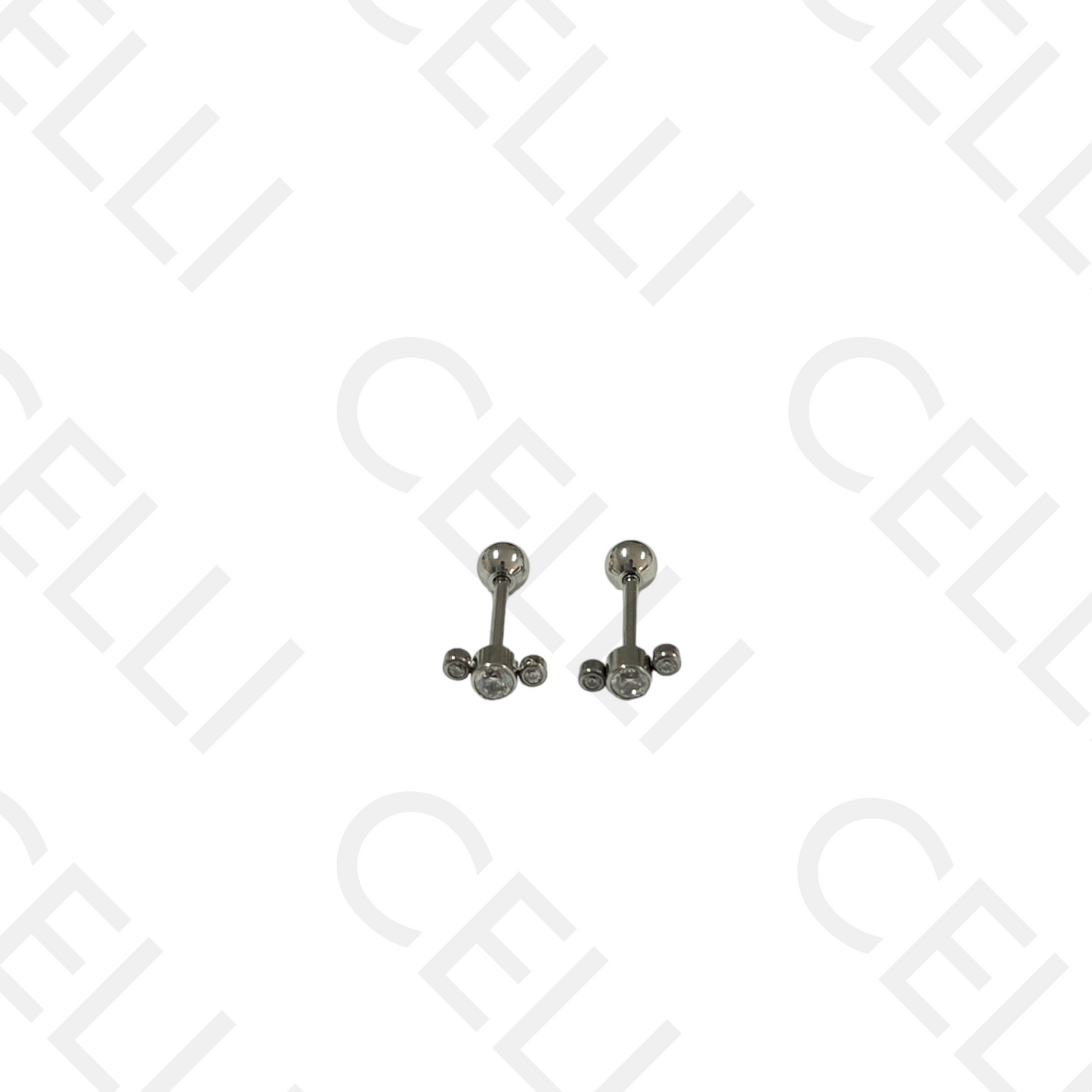 Steel Piercing - three brilliants
