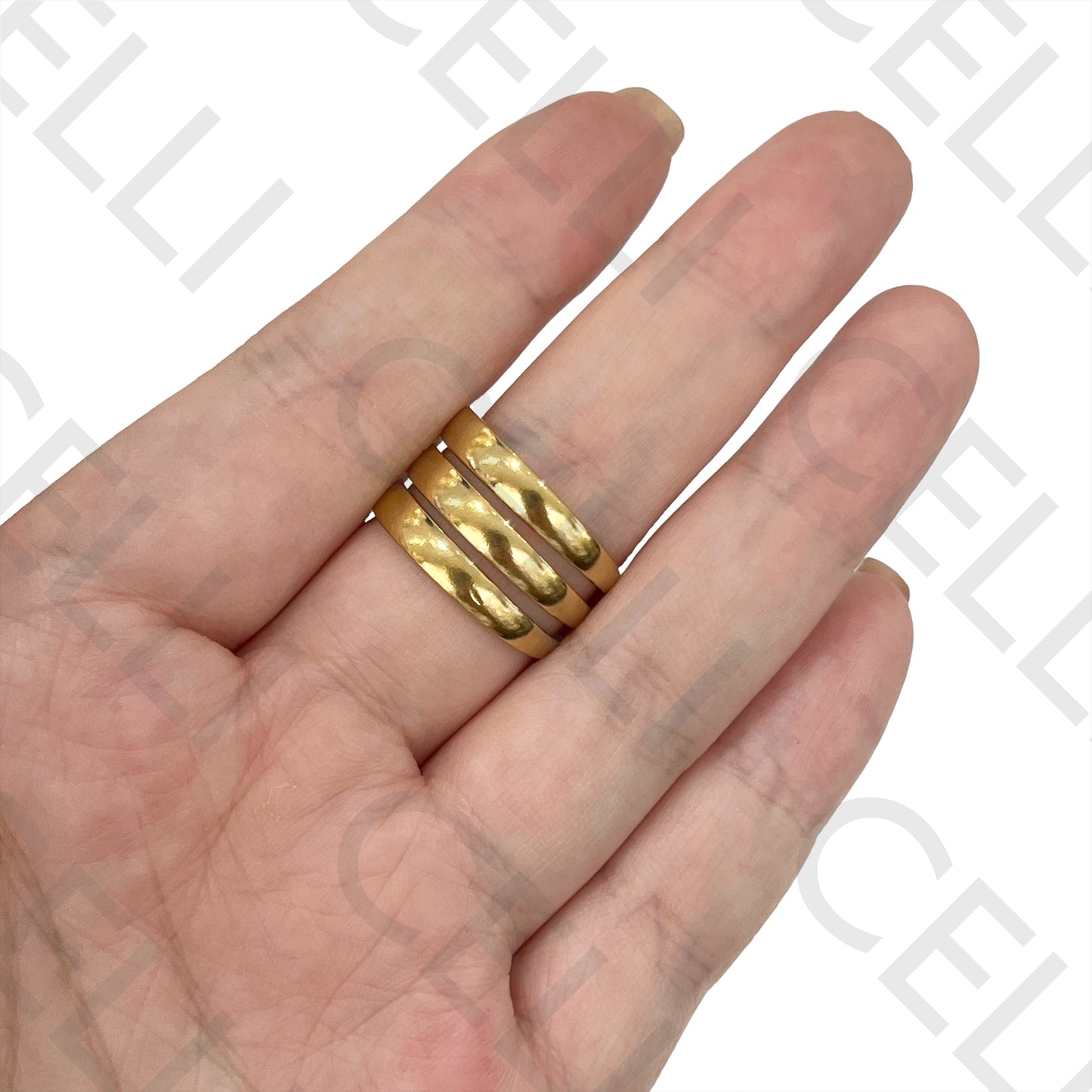 Steel Ring - Triple Smooth