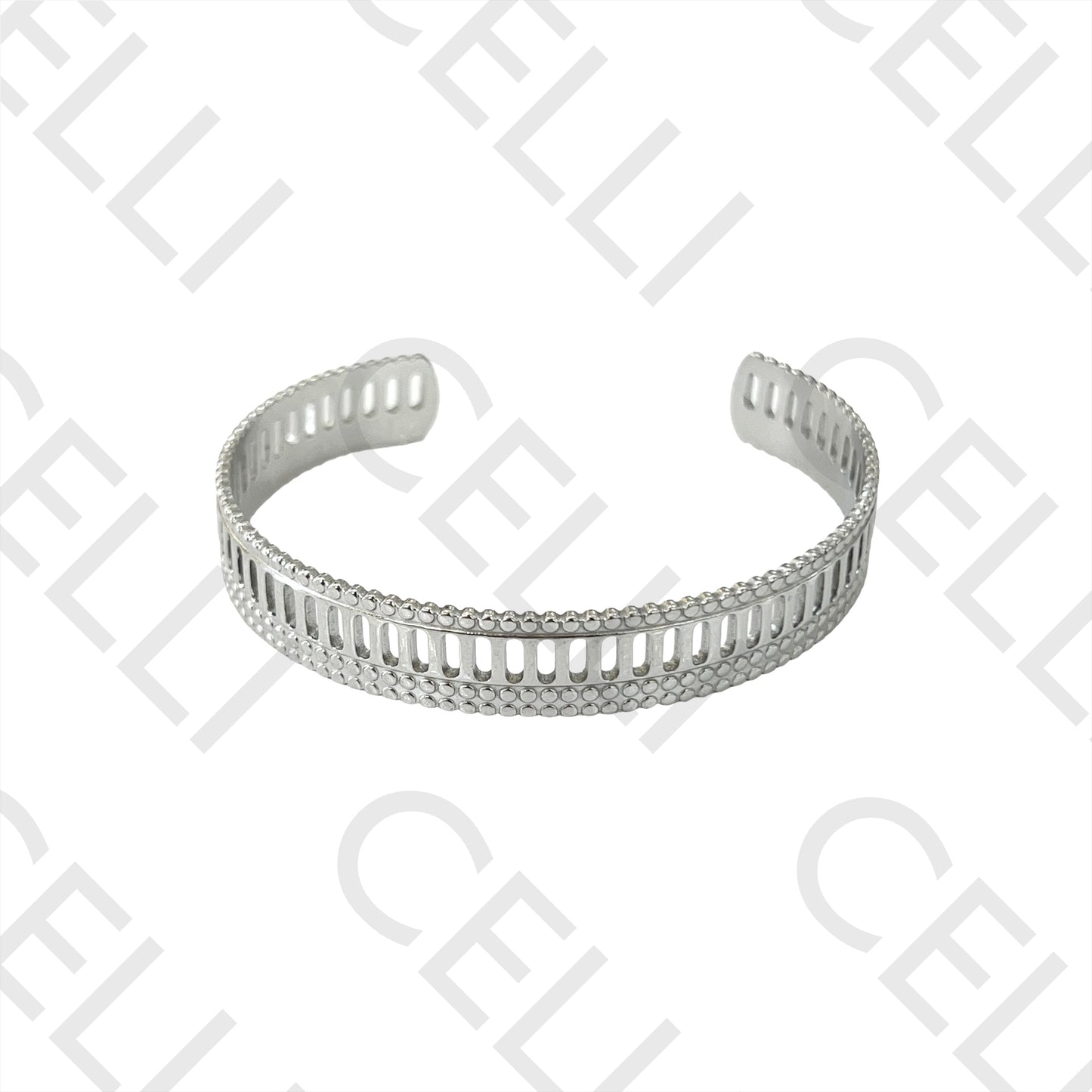 Bracelete de Aço - detalhado