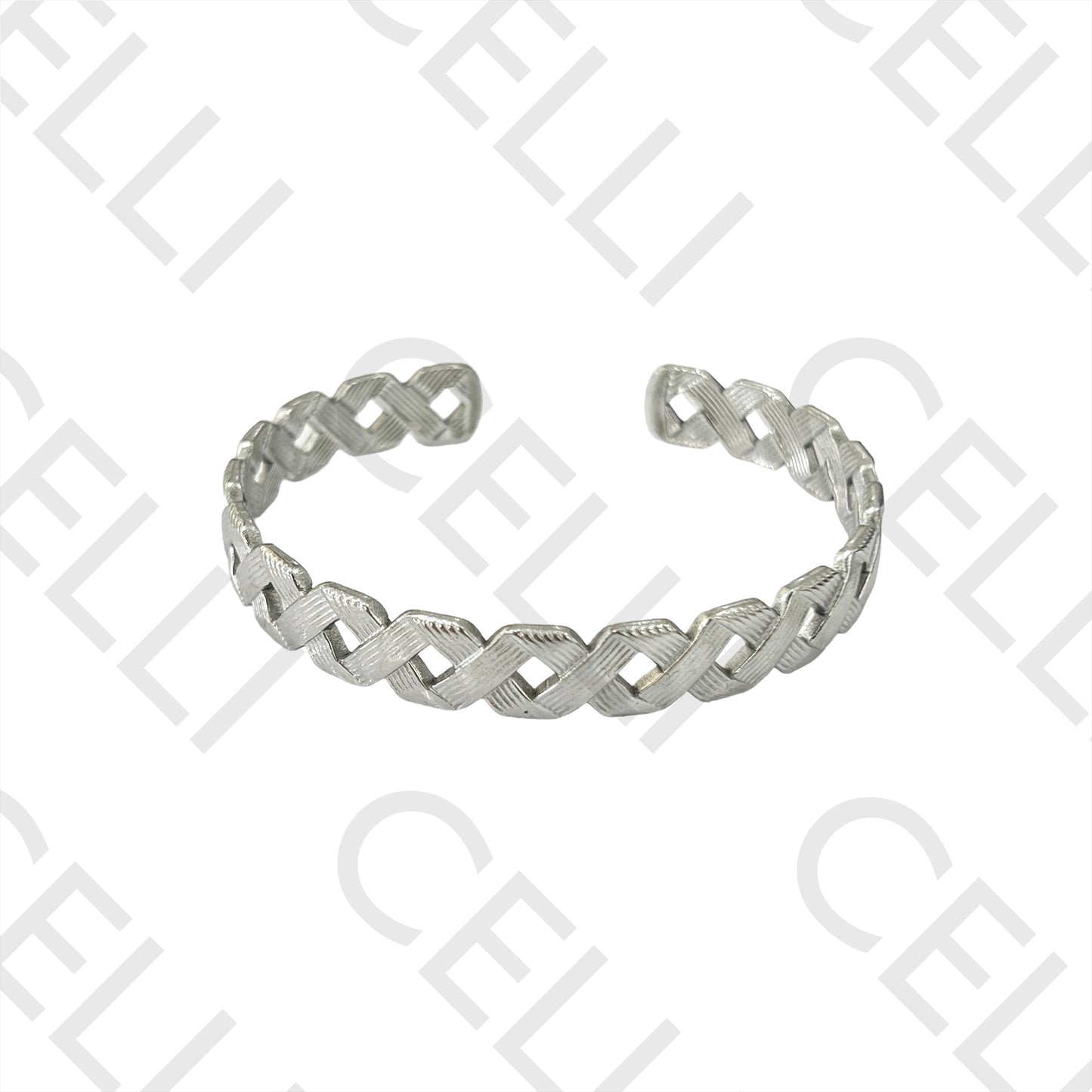 Bracelete de Aço - torcidos X