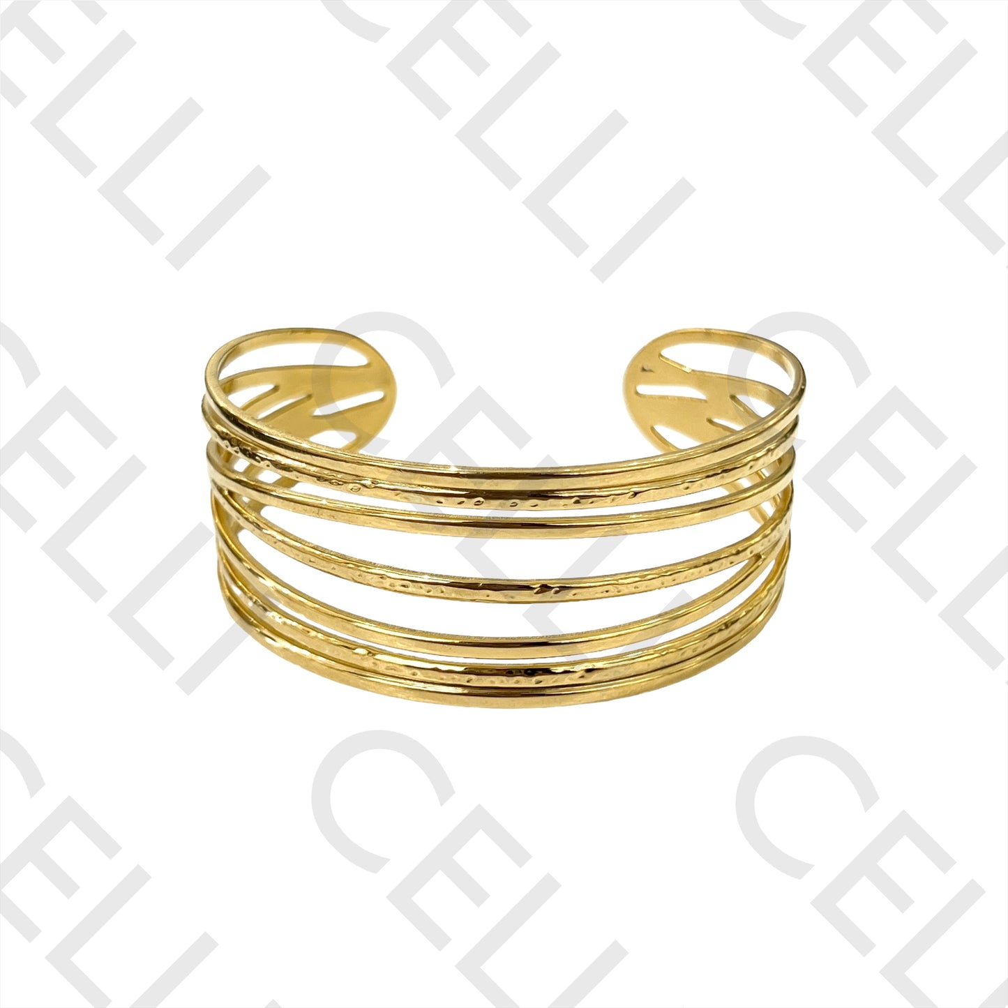 THICK STEEL BRACELET - detailed