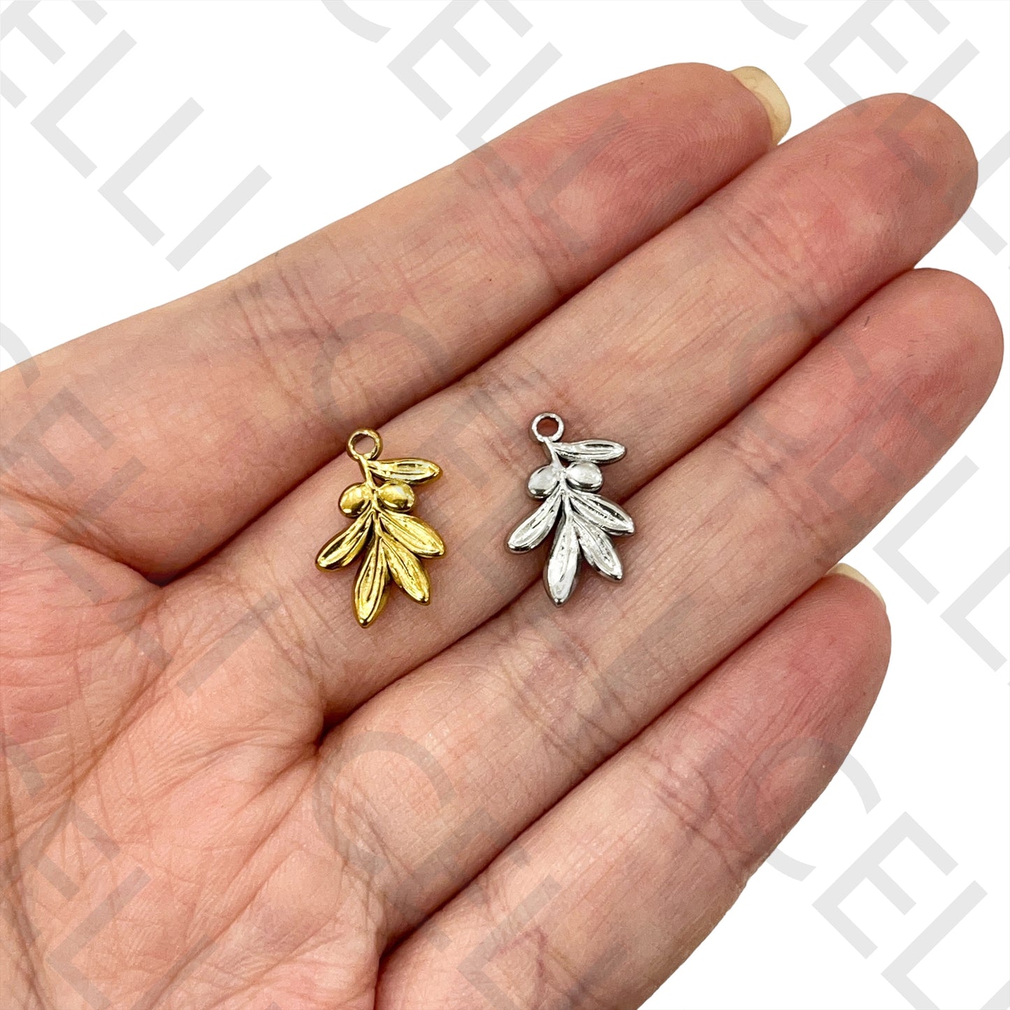 Medalha de Aço - folhas