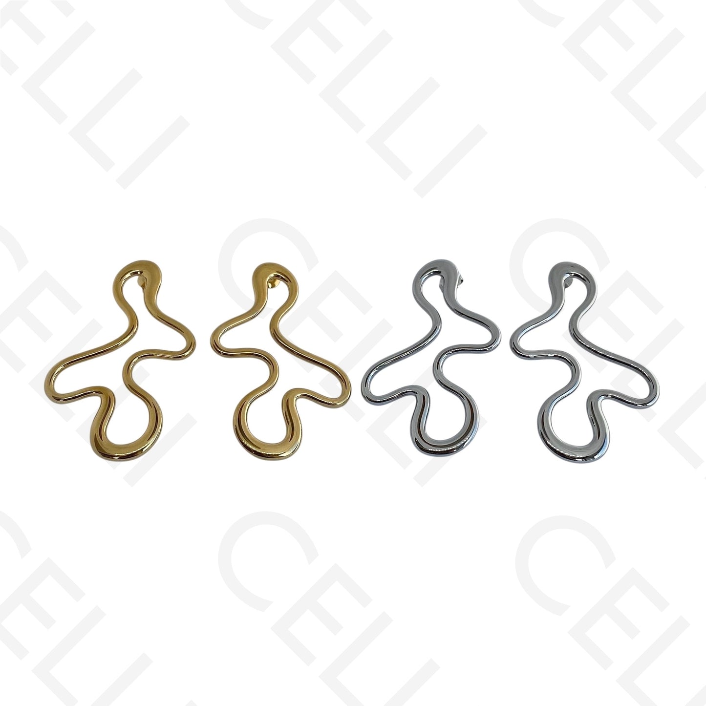 Brinco de aço - irregular