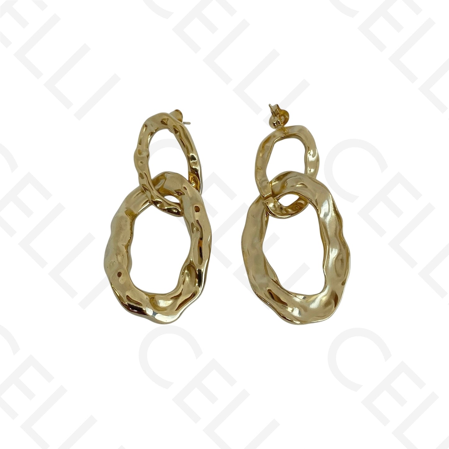 Steel necklace - large fish pendant