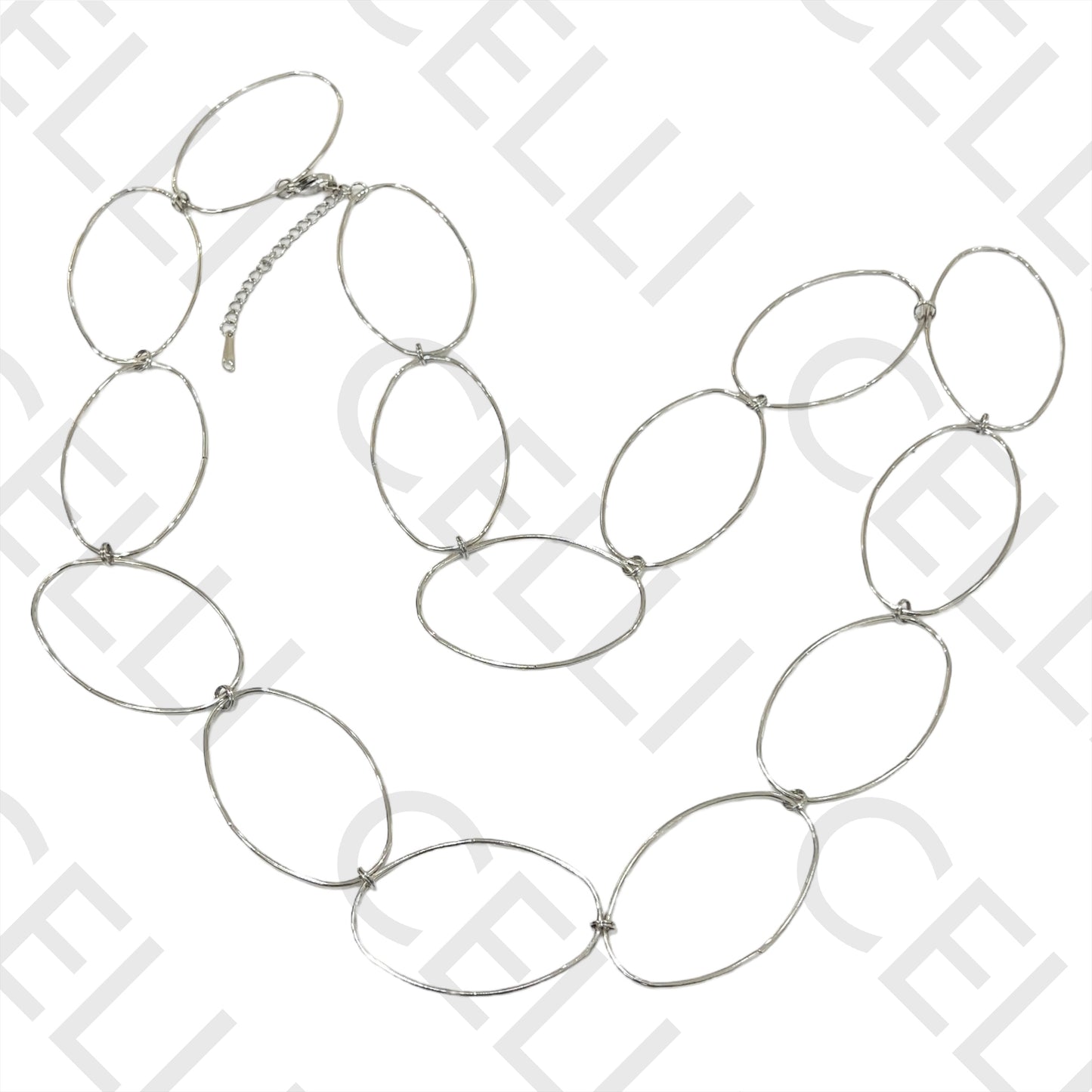 Collar de Acero (Corto/Largo) - Eslabones Ovalados