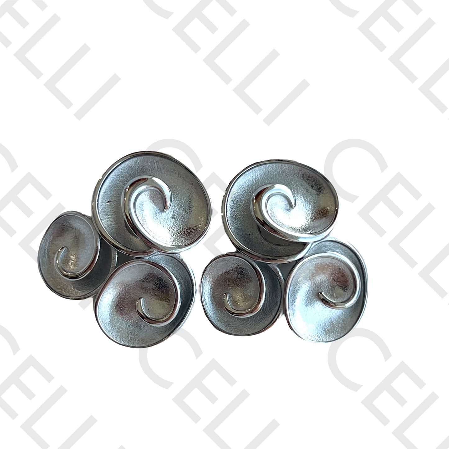 Salto de acero - flor trabajada