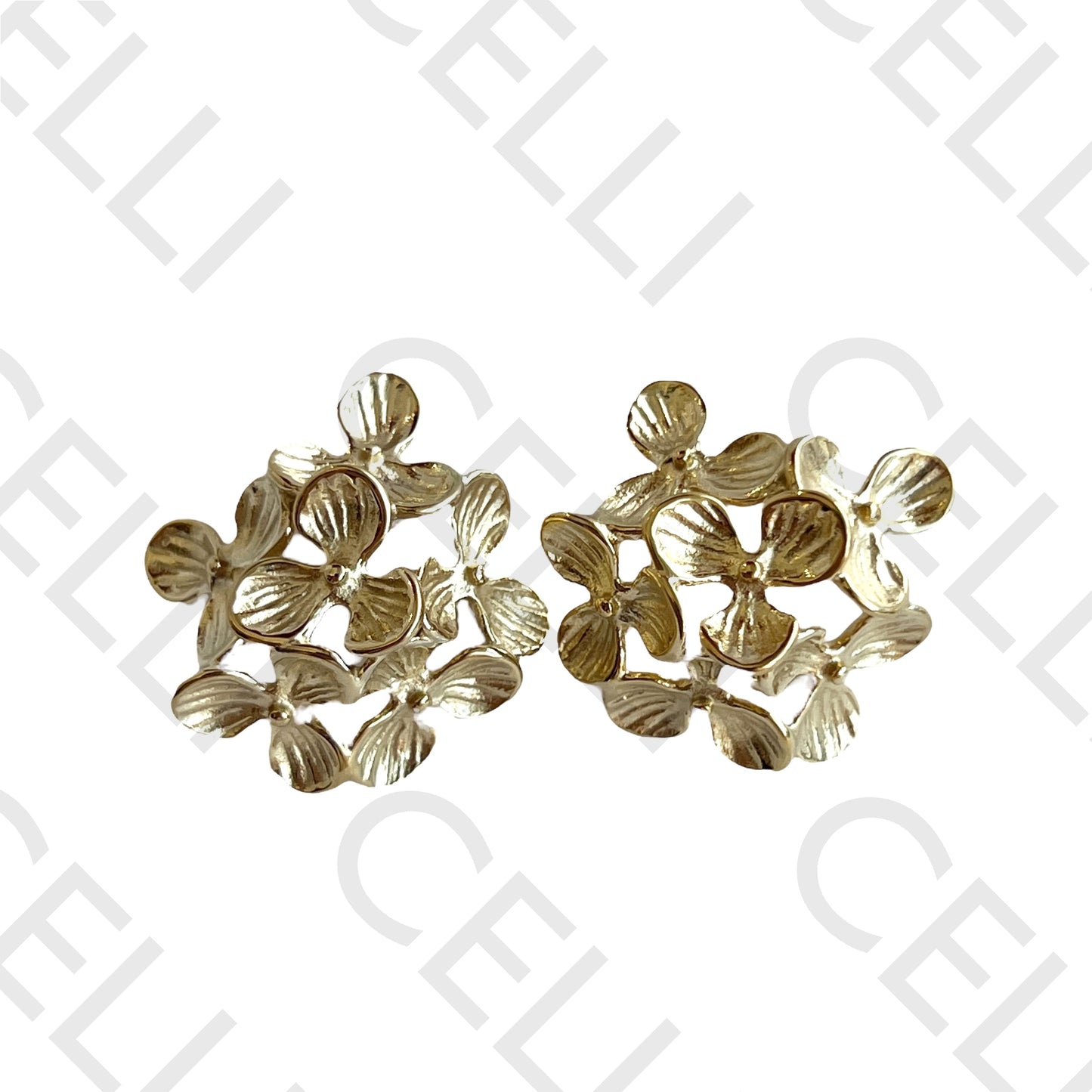 Salto de acero - flor trabajada