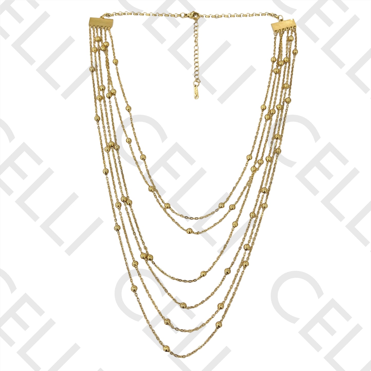 Collar de Acero - 6 piezas juntas