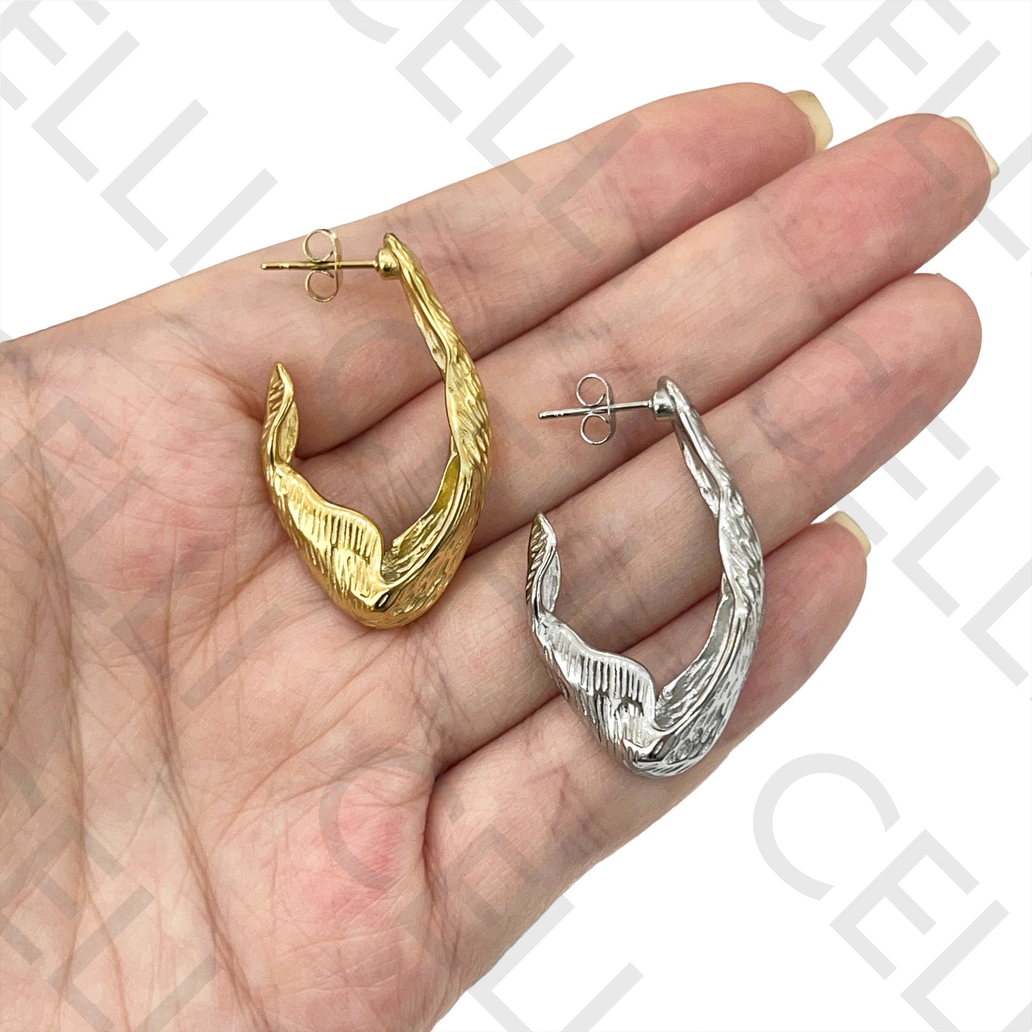 Steel Earring - detailed