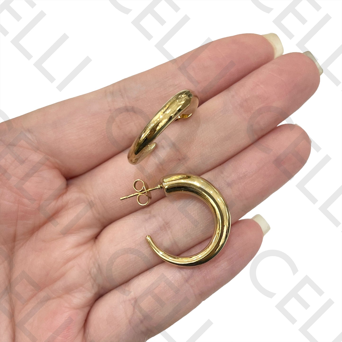 Brinco de Aço - argola pico