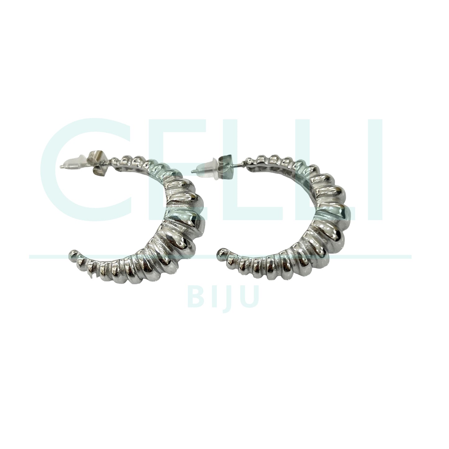 Brinco Argola de Aço - detalhado