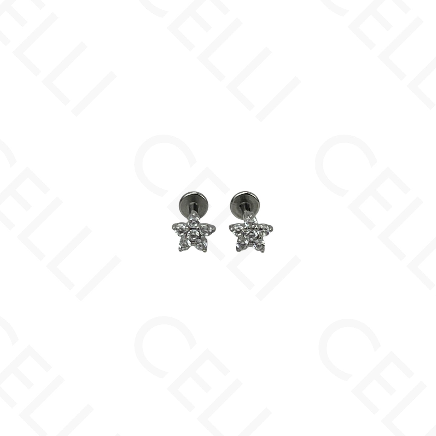 Piercing de Aço - cereja