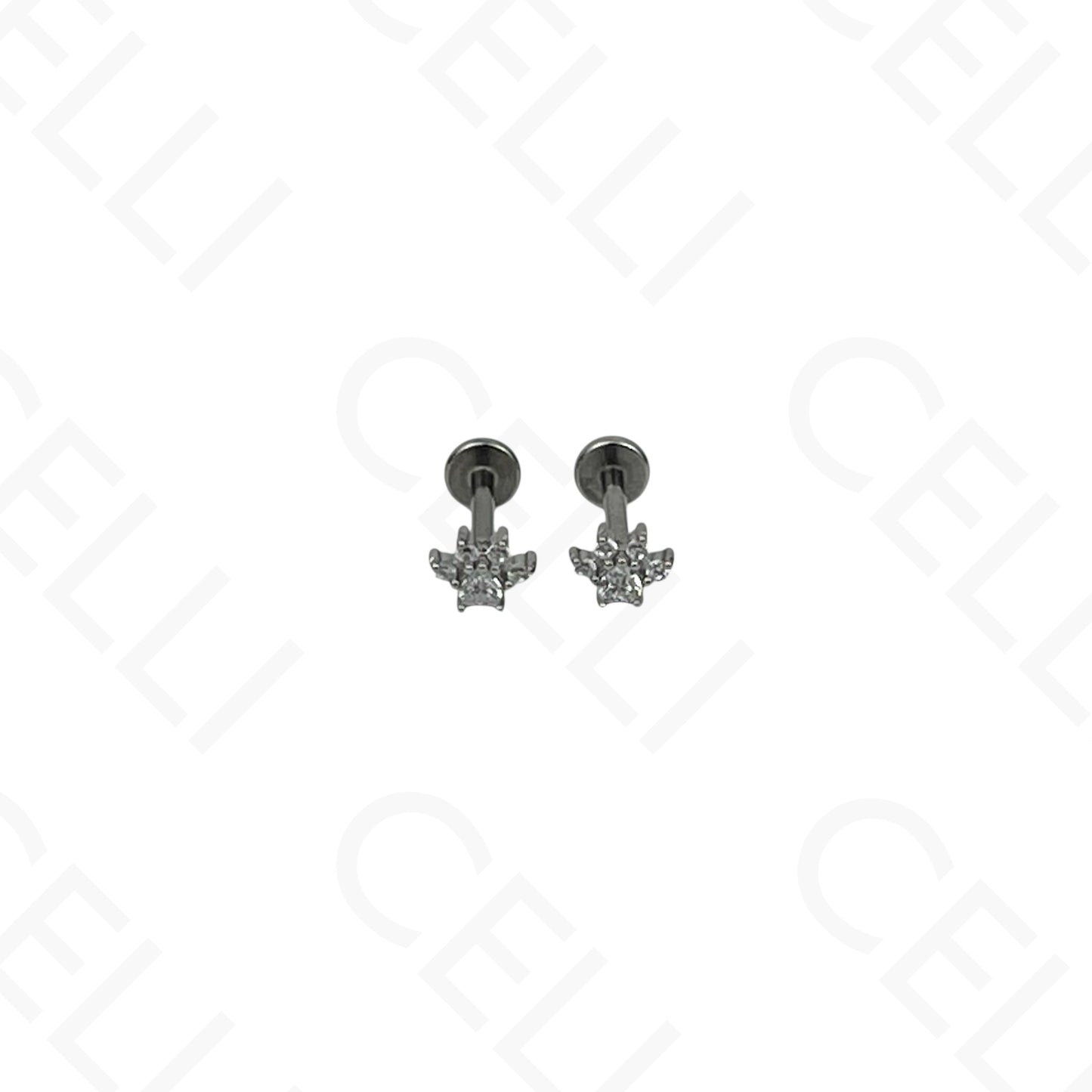 Piercing de Aço - cereja