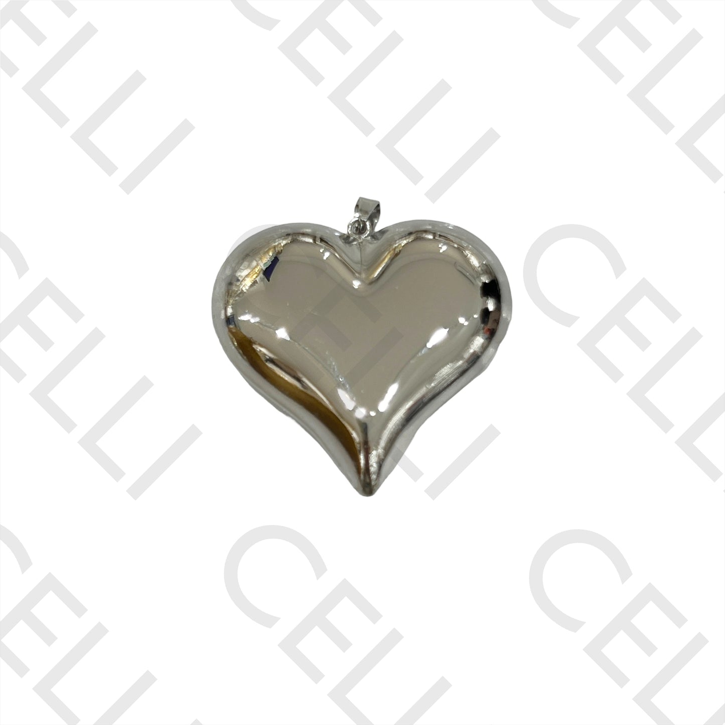 Medalha de Aço - coração (grande)