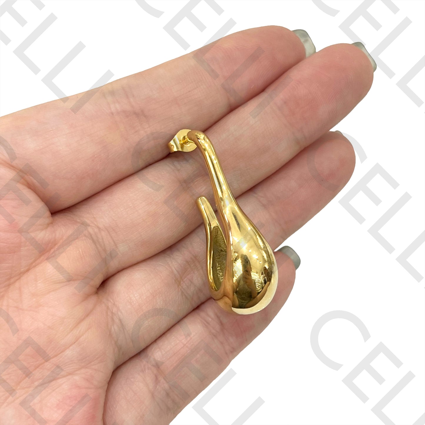 Steel Earring - drop