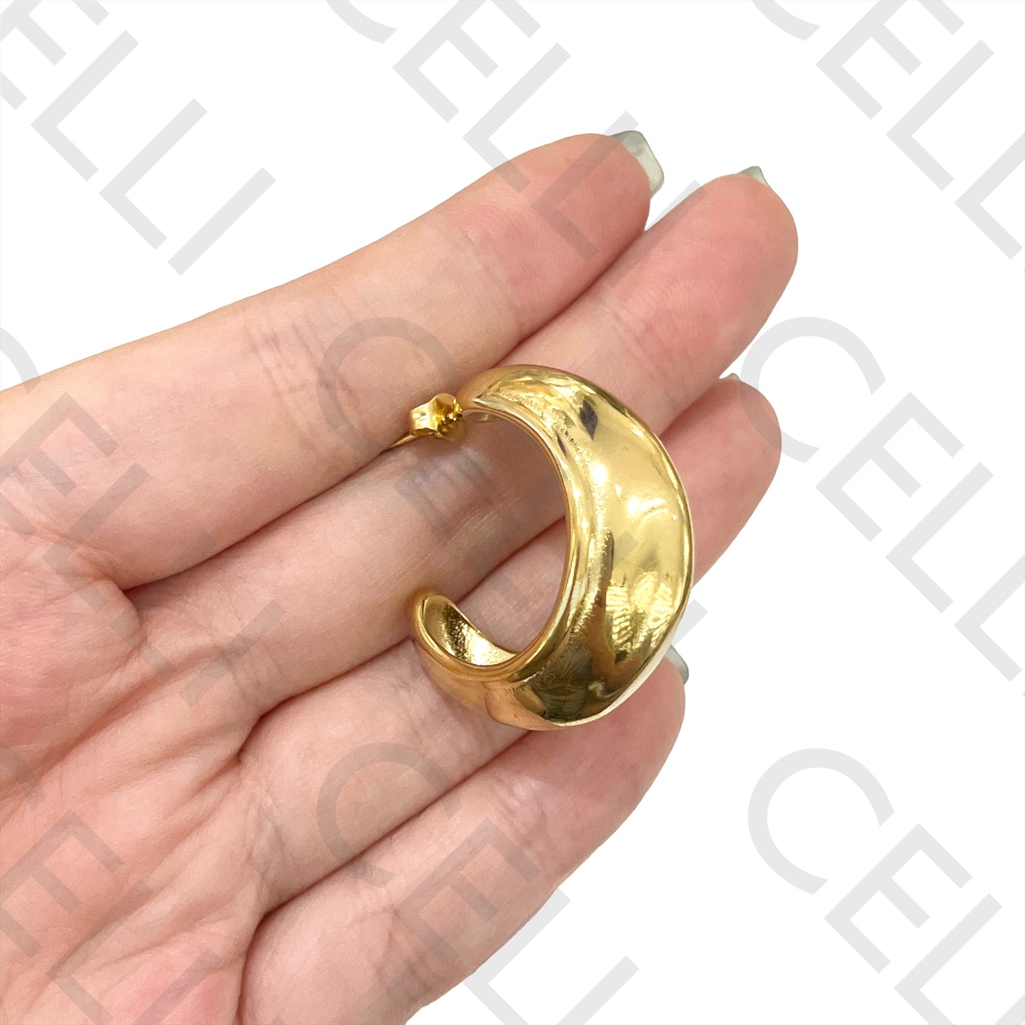 Steel Earring - detailed