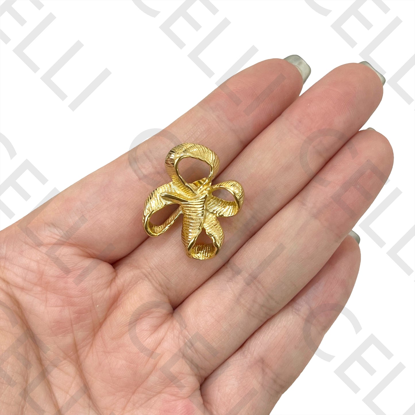 Steel Earring - Flower / Bow