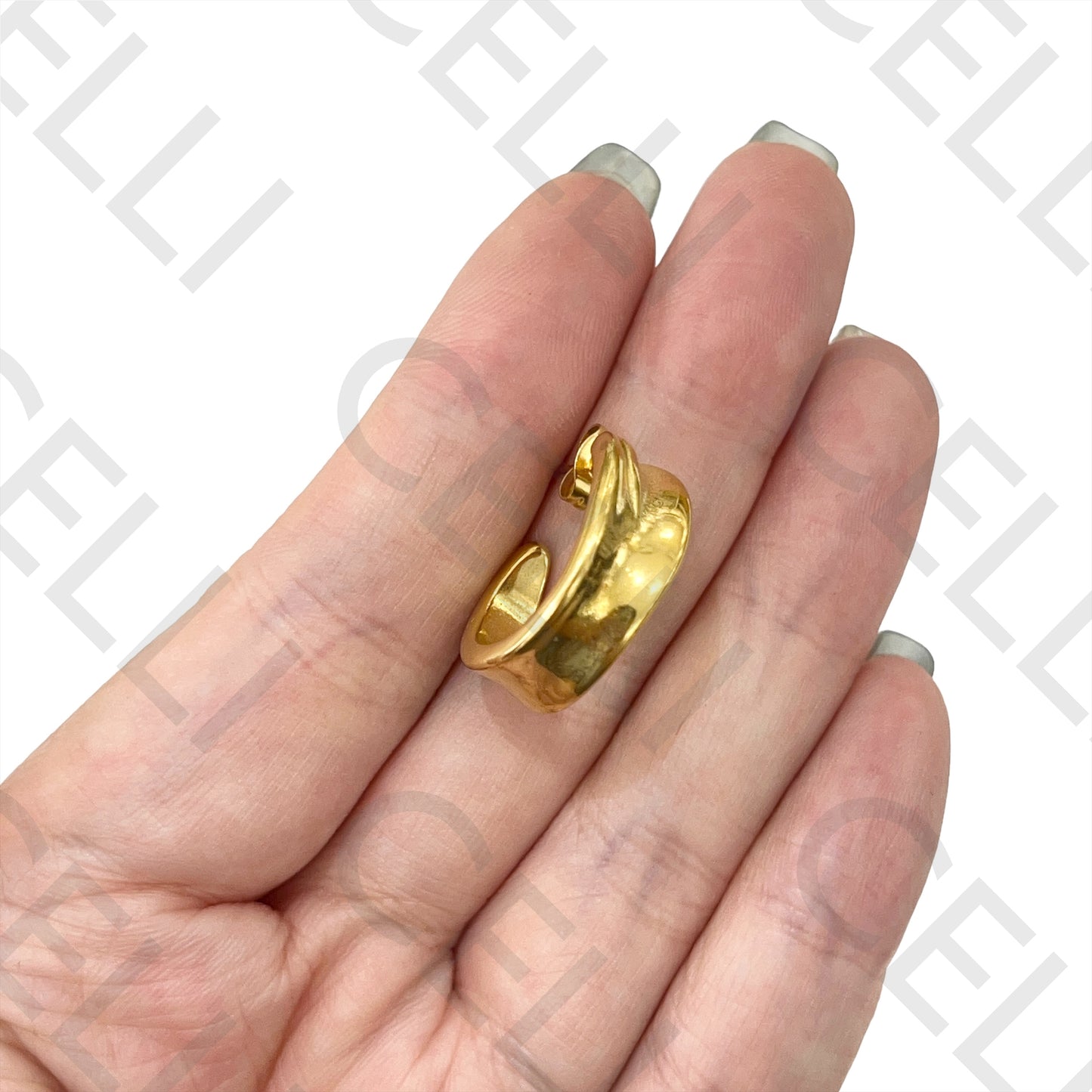 Steel Earring - detailed