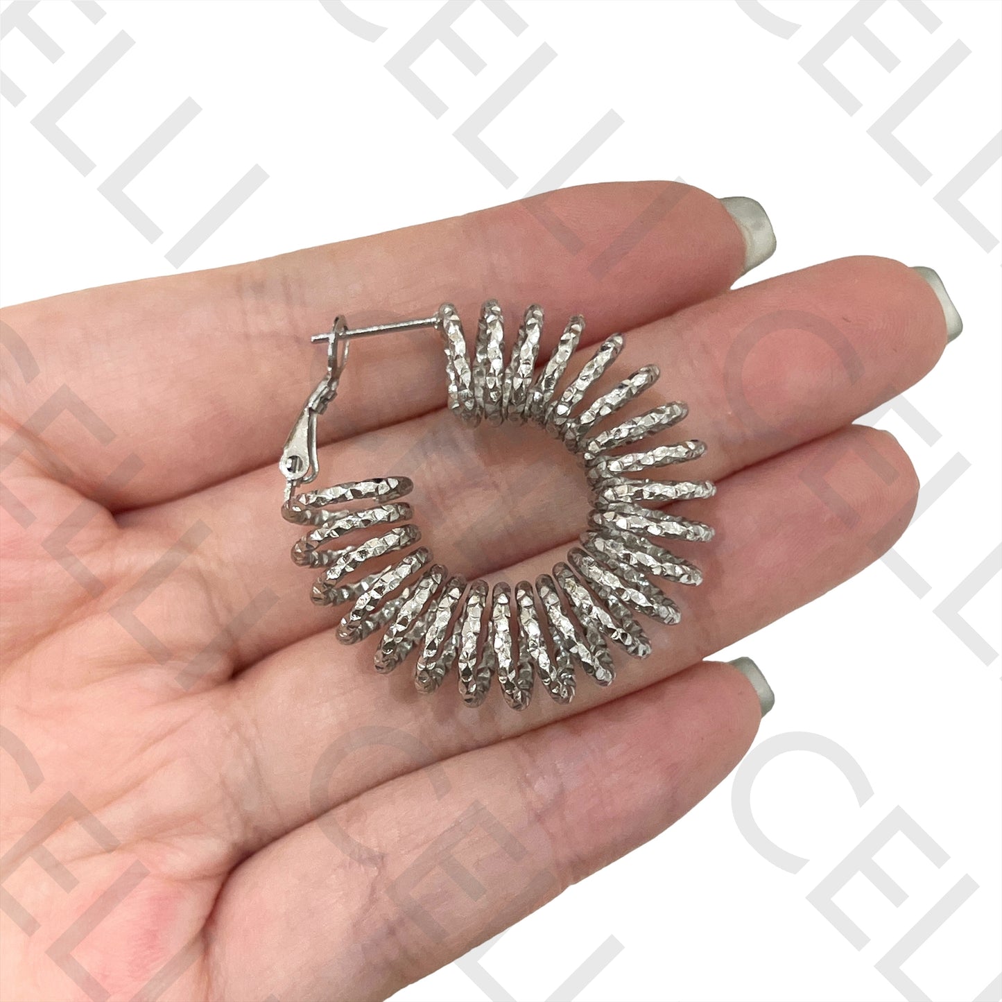 Steel Hoop Earring - wire