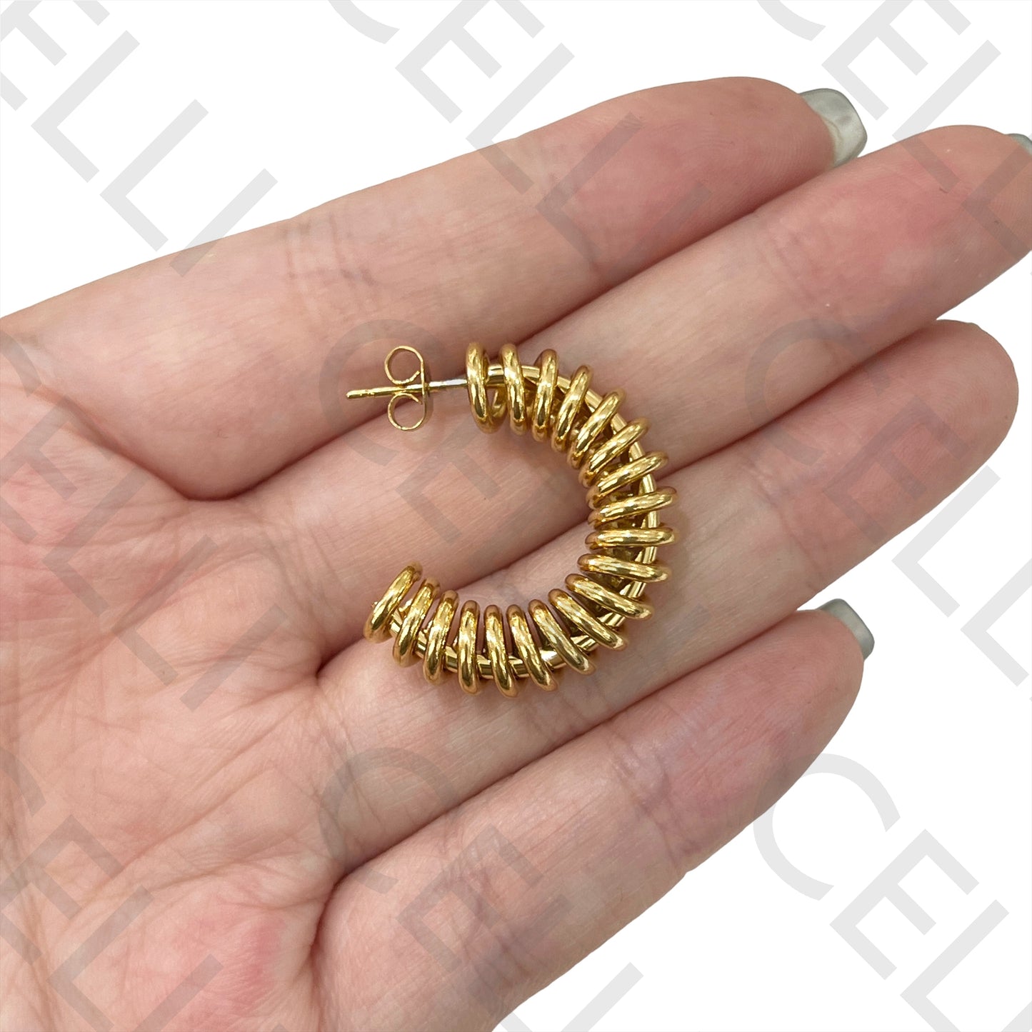 Steel Hoop Earring - wire