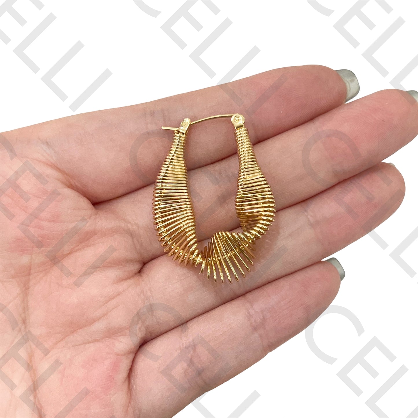 Steel Hoop Earring - wire