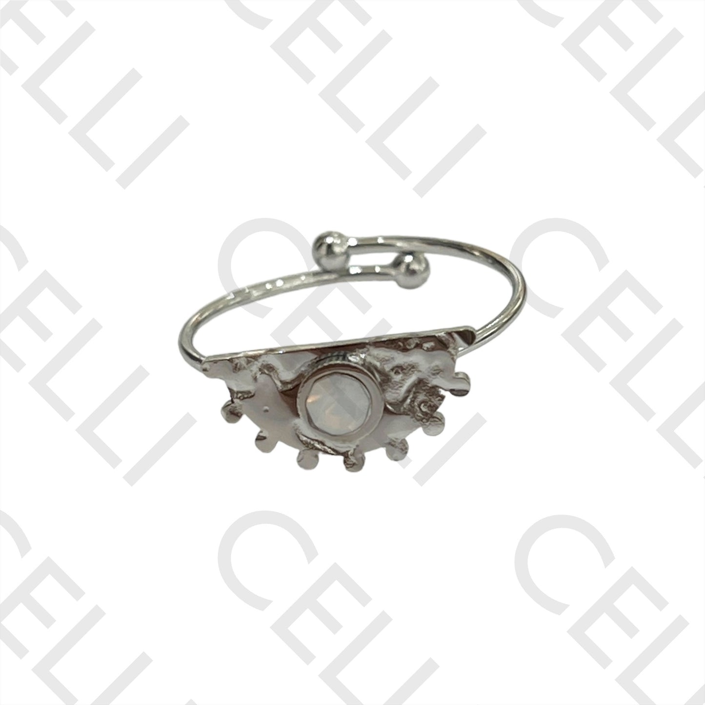 Steel Ring - Half Circle