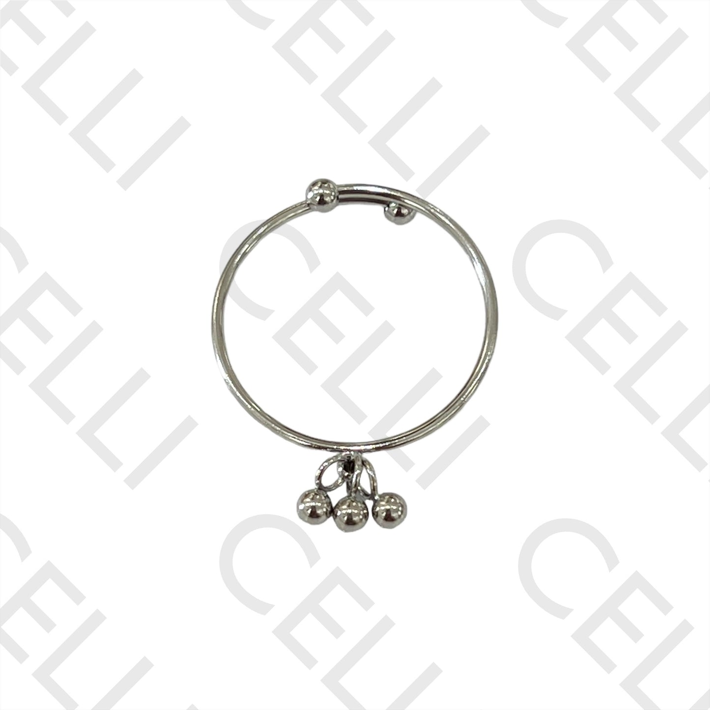 Aro de Acero - 3 bolas colgantes