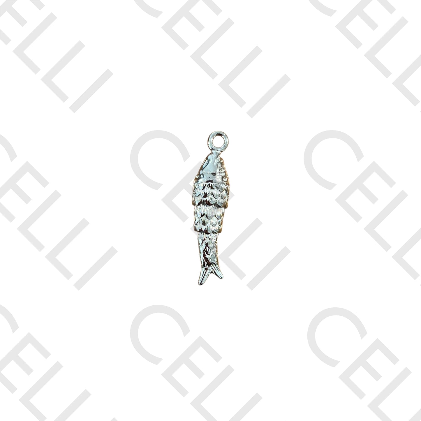 Medalha de Aço - peixe pequeno (1 und.)