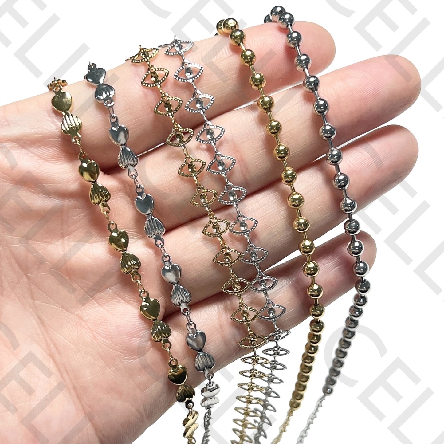 Tornozeleira de Aço - bolas