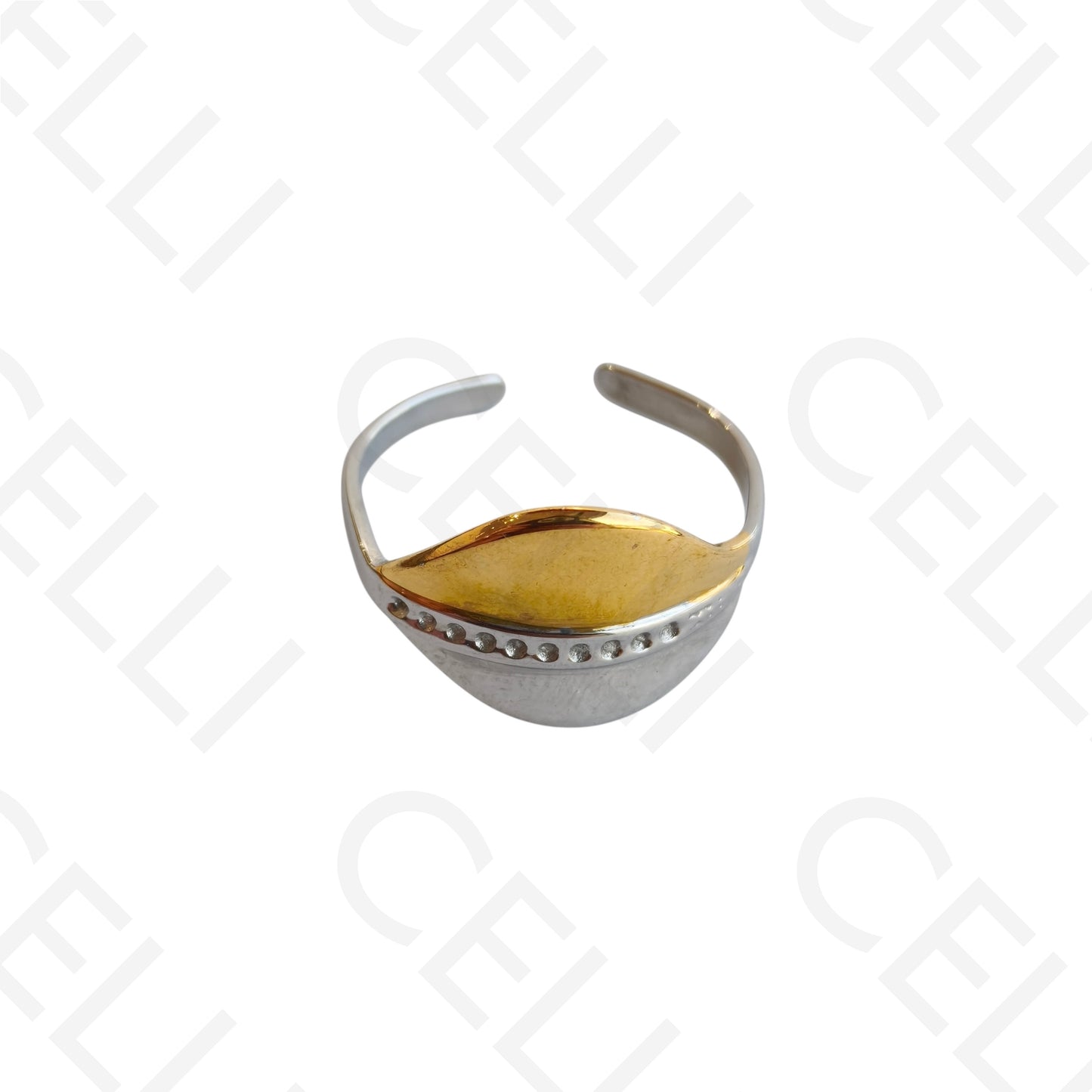 Adjustable Steel Ring - Bicolor