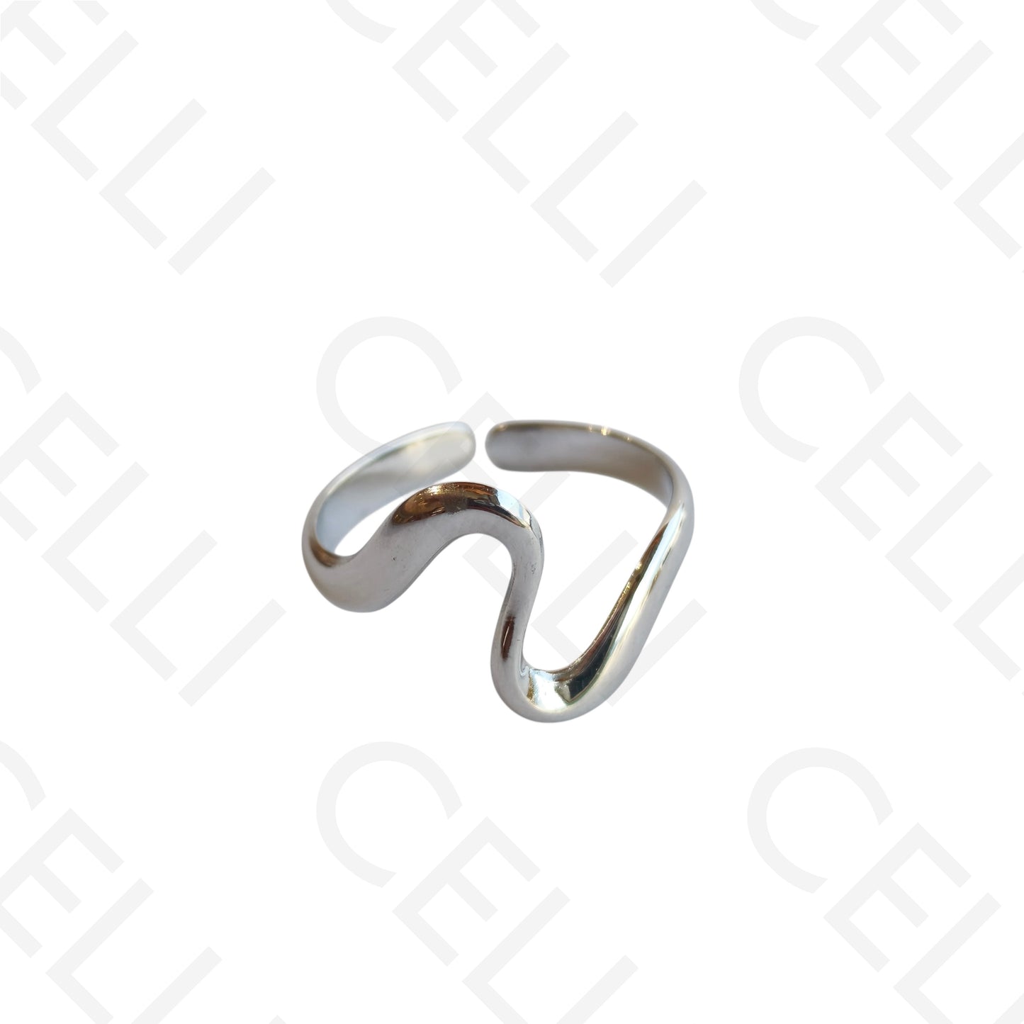 Anel de Aço Ajustável - onda