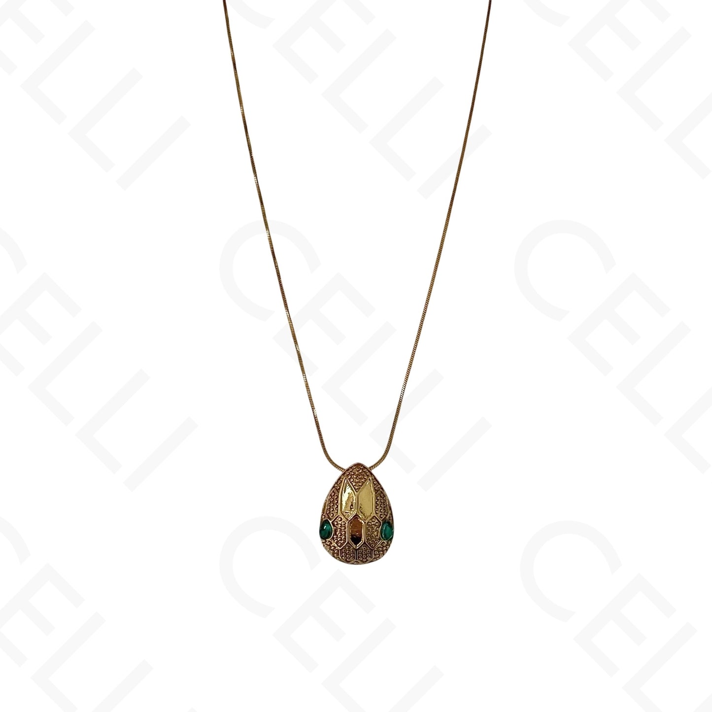 Colar de aço - cobra