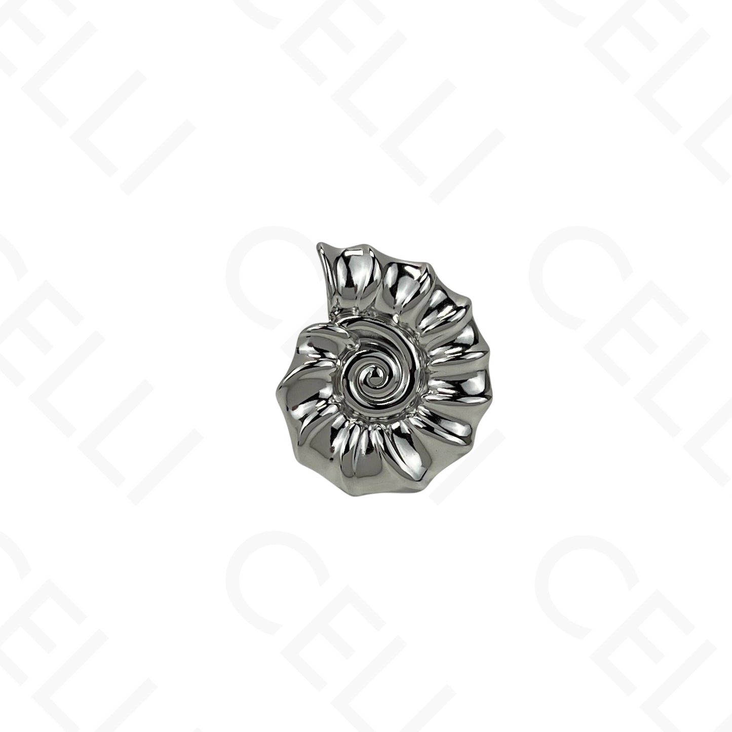 Anel de Aço Ajustável - concha caracol