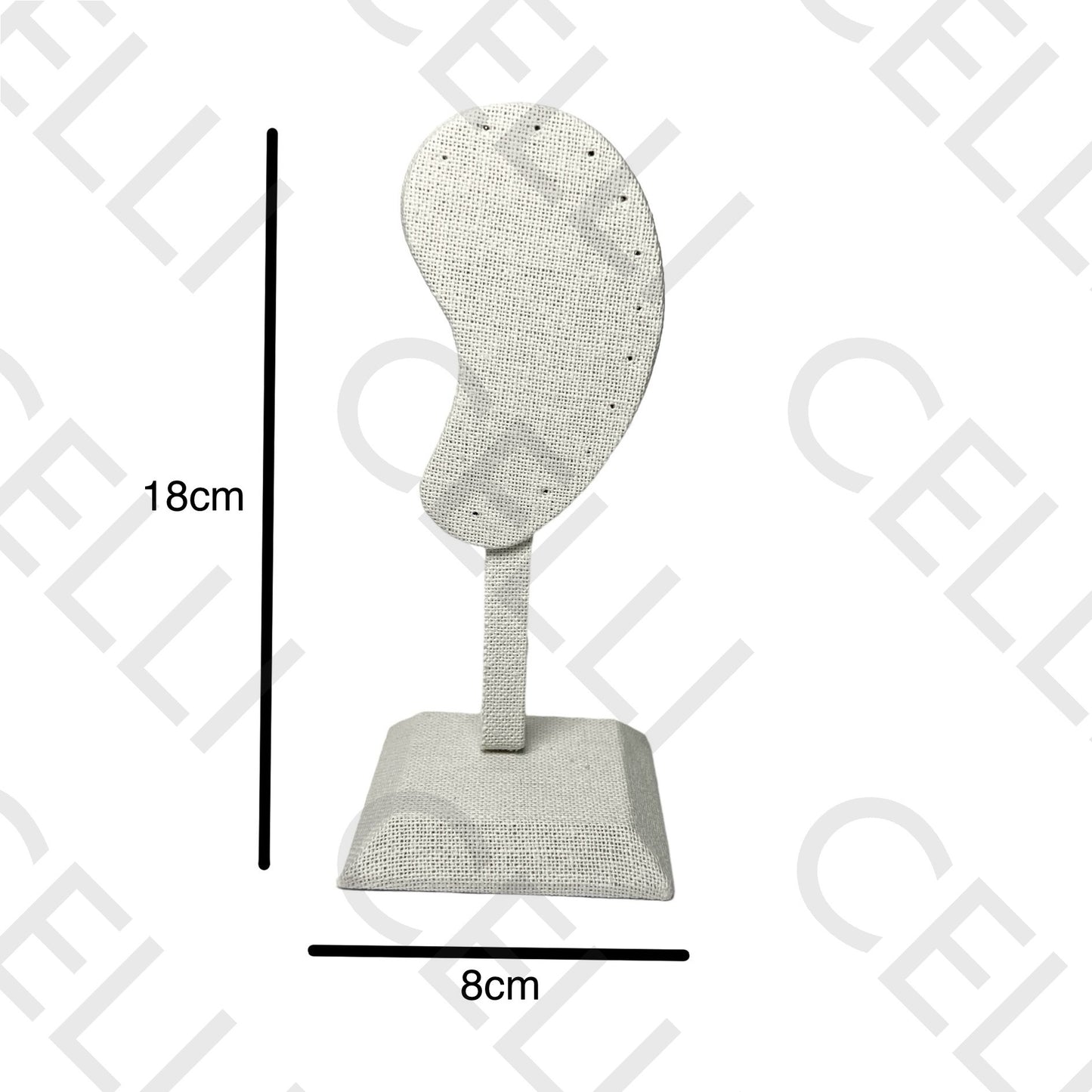 Expositor orelha de brincos/piercings