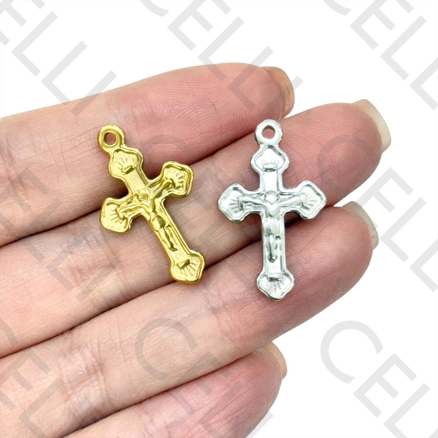 钢制奖章 - 十字架(2个)