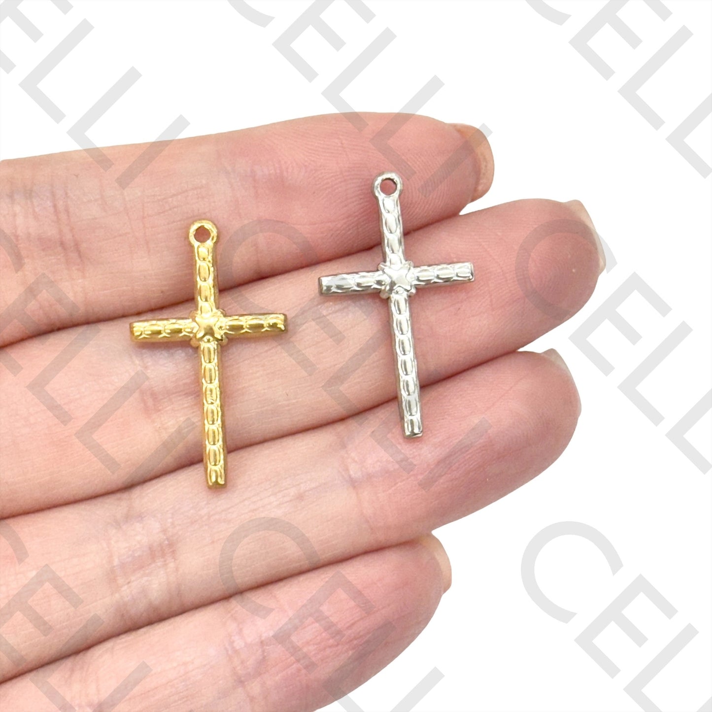 钢制奖章 - 十字架(2个)