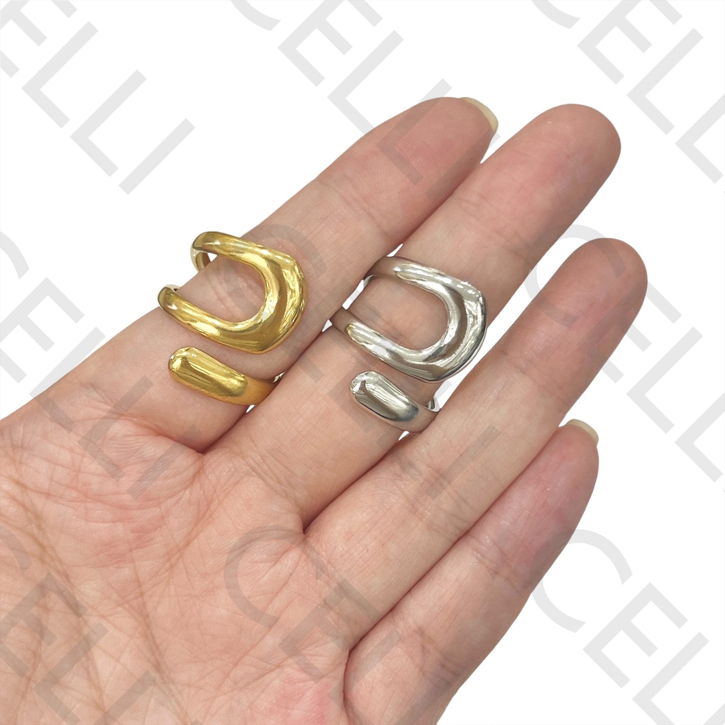 Anillo de acero - doble