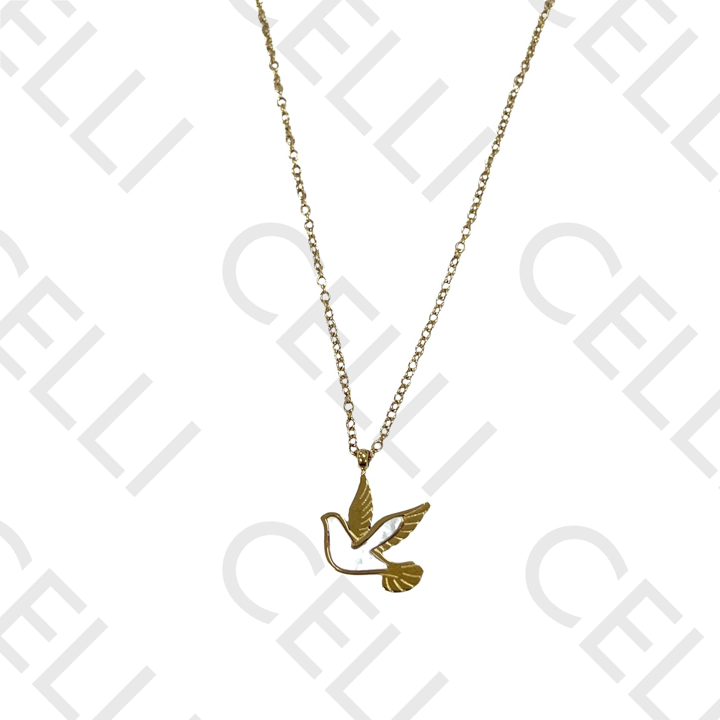 Steel Necklace/Earring - Bird