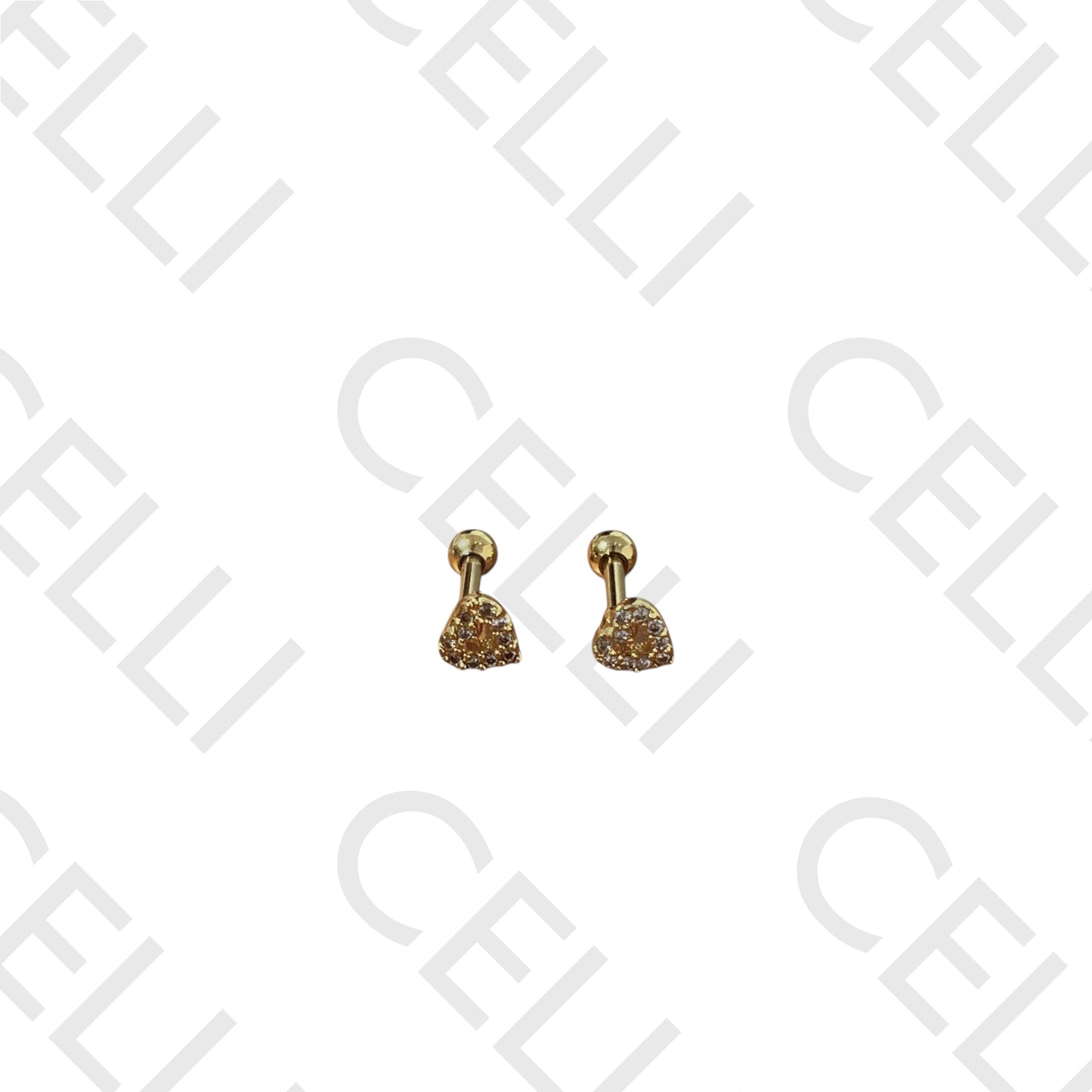 Piercing de Aço - coração