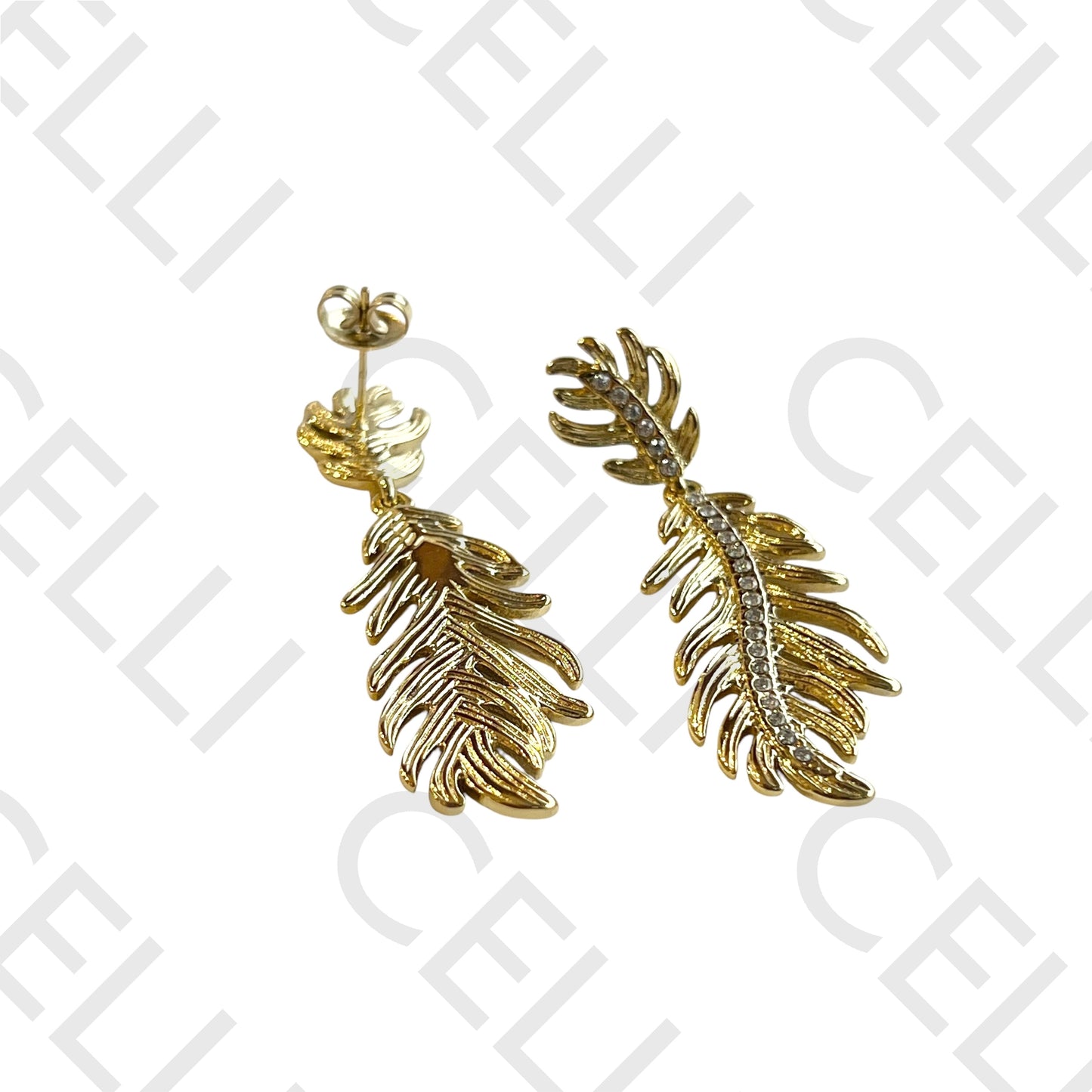 Salto de acero - lámina con circonitas