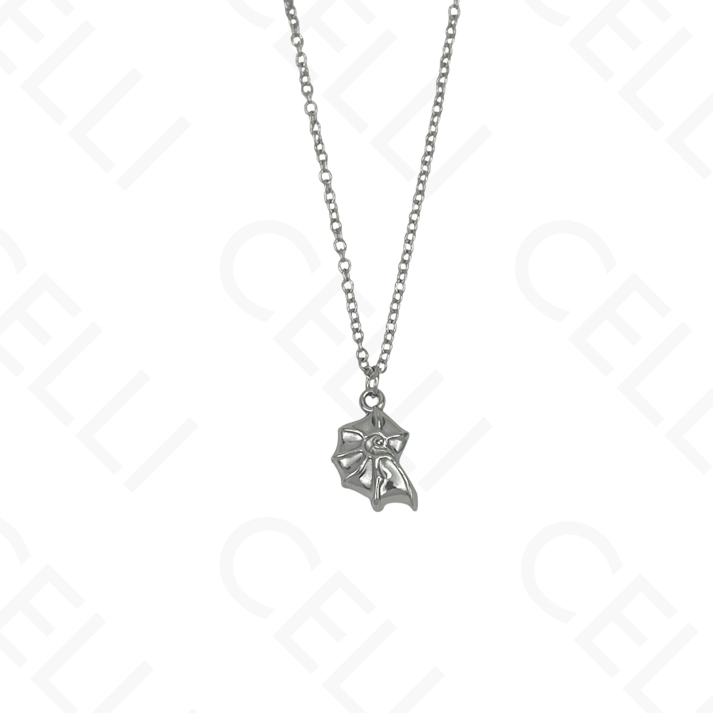 Steel Necklace - Conch Shell