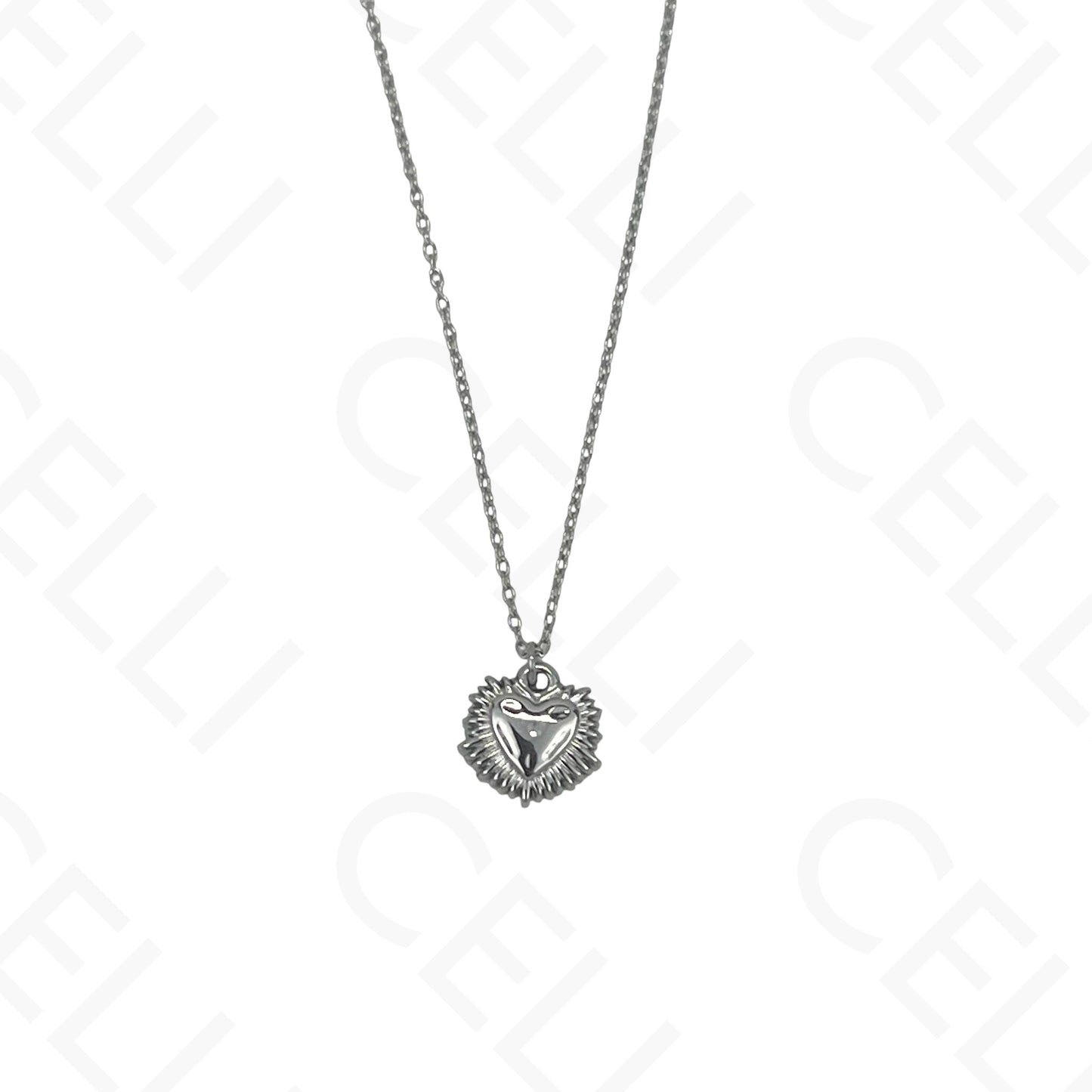 Steel Necklace - Heart