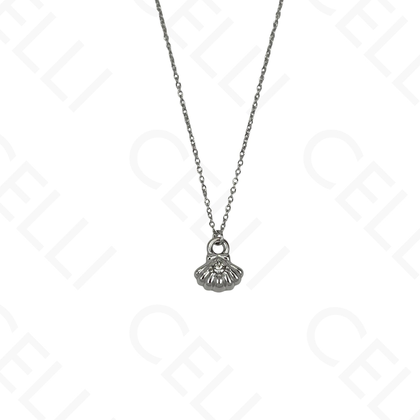 Steel necklace - 7 saint medals