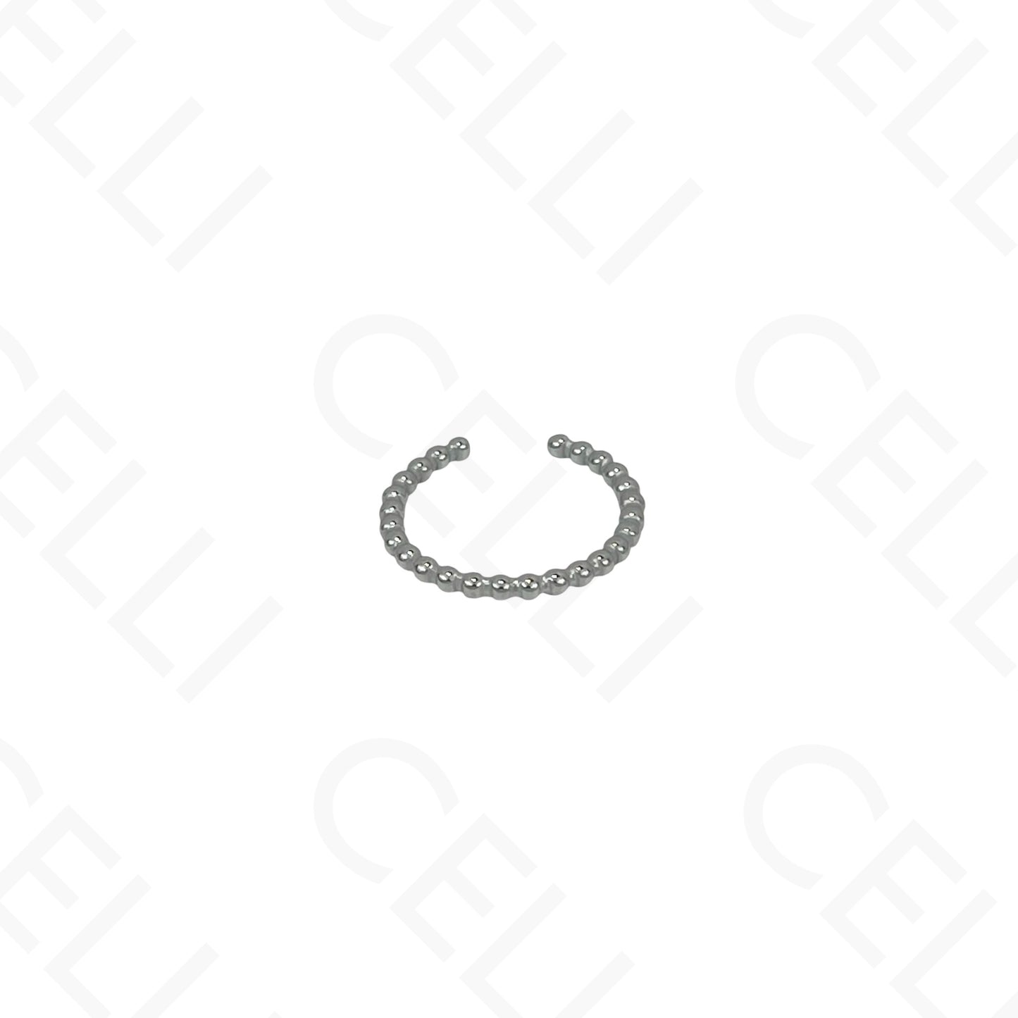 Anillo de Acero Ajustable - bolas
