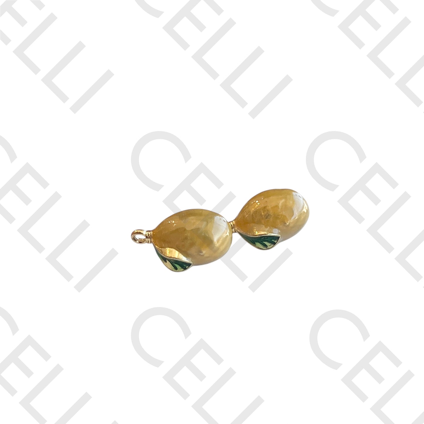 Medalha de Aço - citrinos (2 und.)