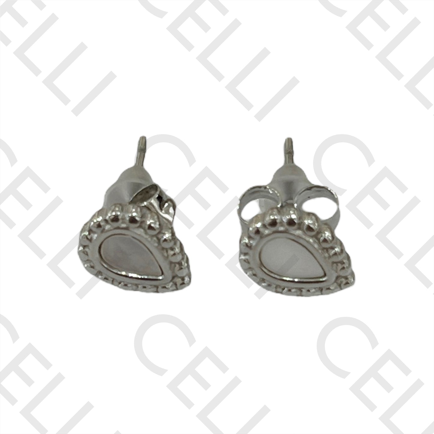 Steel Earring - Mother-of-Pearl
